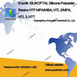 Evonik  SILIKOFTAL Silicone Polyester Resins HTF MPA/MBA, HTL 2/MPA, HTL 3, HTT