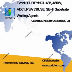 Evonik SURFYNOL 485, 485W, AD01, PSA 336, SE, SE-F Substrate Wetting Agents