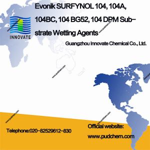 Evonik SURFYNOL 104, 104A, 104BC, 104 BG52, 104 DPM Substrate Wetting Agents