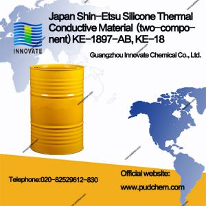 Japan Shin-Etsu Silicone Thermal Conductive Material Thermally Conductive Adhesive Material Additional Reaction Type (two-component) KE-1897-AB, KE-18