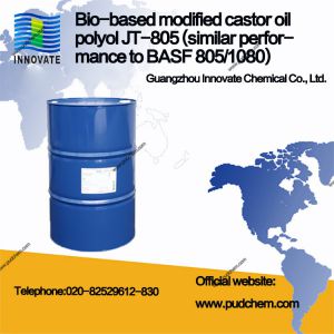 Bio-based modified castor oil polyol JT-805 (similar performance to BASF 805/1080)