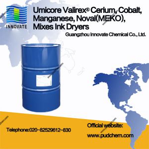 Umicore Valirex® Cerium, Cobalt, Manganese, Noval(MEKO), Mixes Ink Dryers