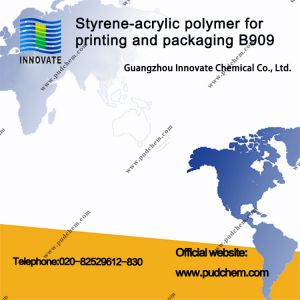 Styrene-acrylic polymer for printing and packaging B909