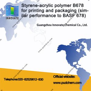 Styrene-acrylic polymer B678 for printing and packaging (similar performance to BASF 678)