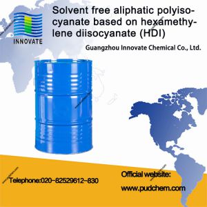 Solvent free aliphatic polyisocyanate based on hexamethylene diisocyanate (HDI)